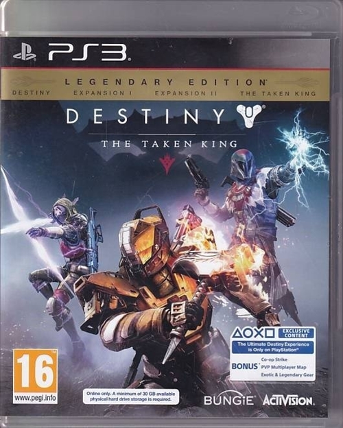 Destiny The Taken King - Legendary Edition - PS3 (B Grade) (Genbrug)